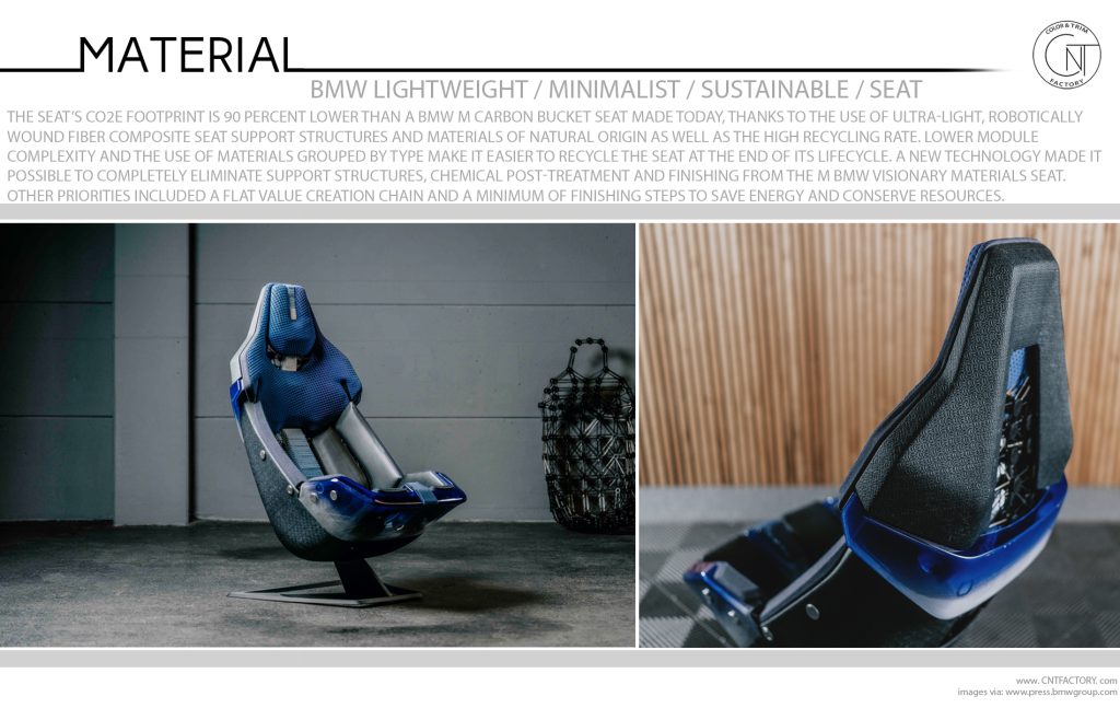  BMW Lightweight Minimalist Sustainable Seat Structure