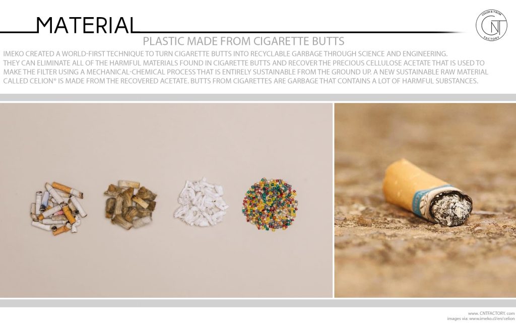 Plastic Made From Cigarette Butts