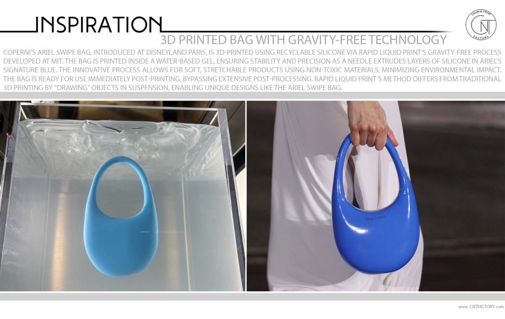 3D Printed Bag With Gravity Free Technology